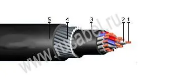 Кабель КВПбШв 37х6