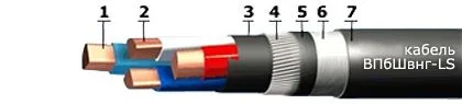 Кабель ВПбШвнг-LS 3х35